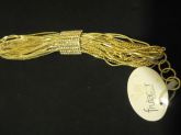 Pulseira dourada de Festa